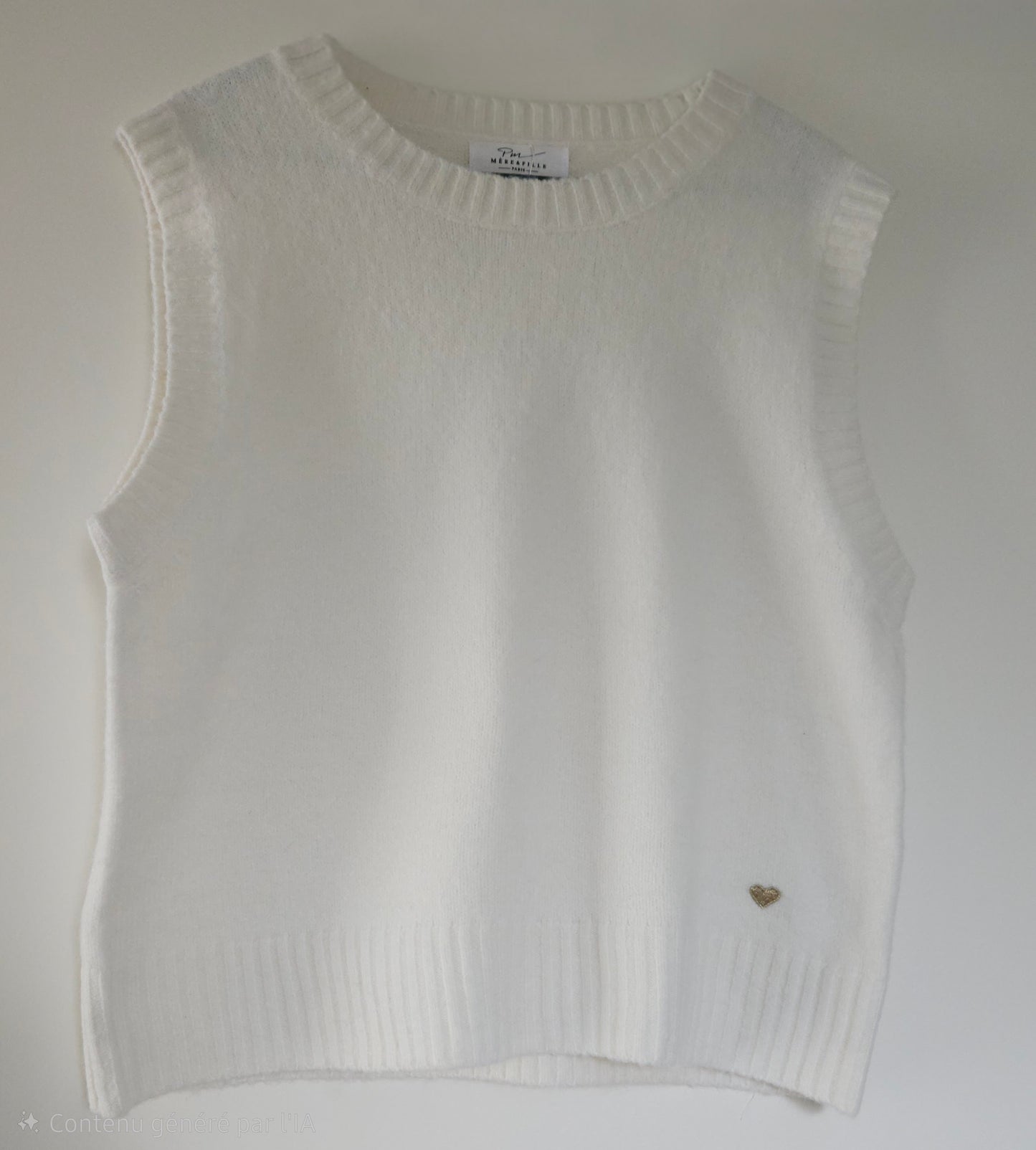 Pull sans manche enfant