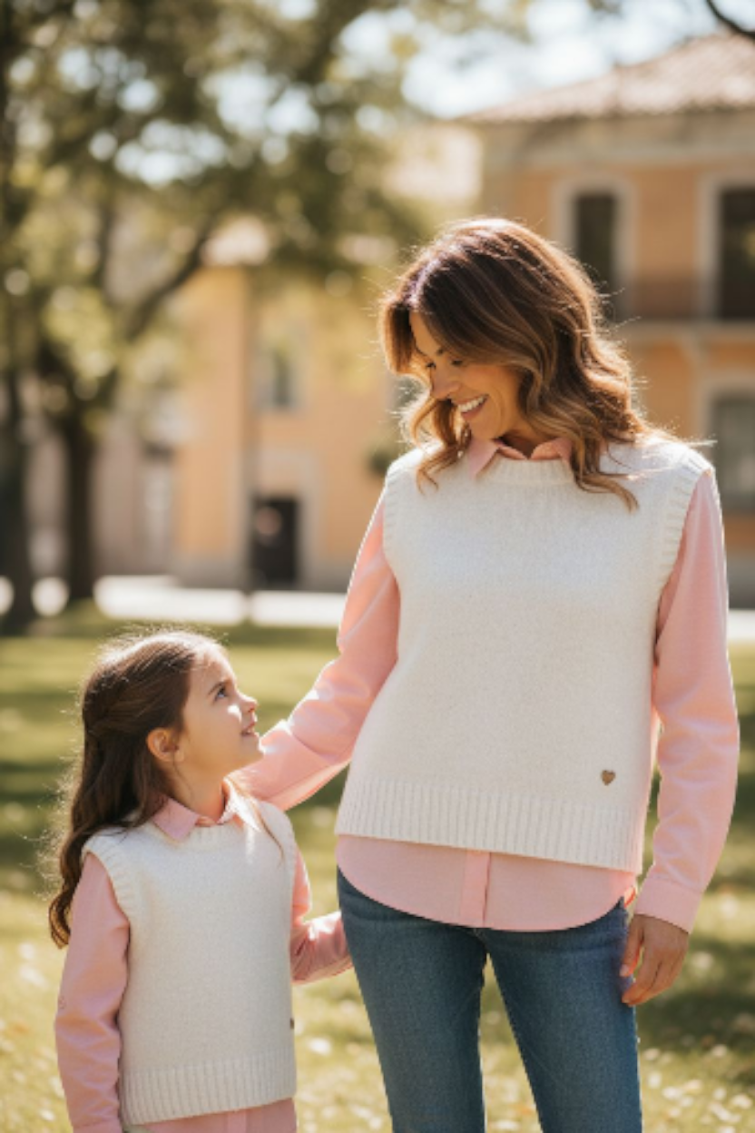 Chemise rose uni enfant