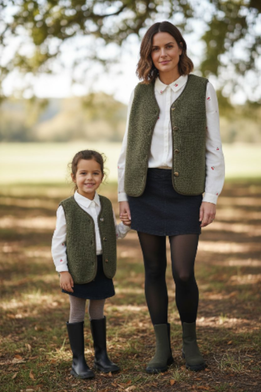 Chemise imprimé cerise enfant