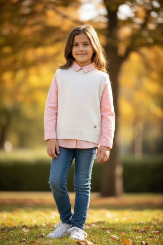 Pull sans manche enfant